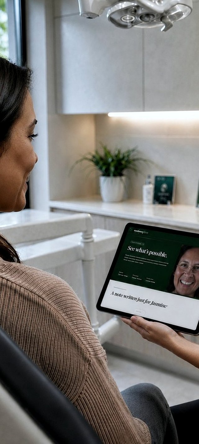 The preview on screen